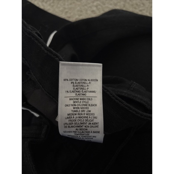 NWT Womens Hudson Jeans Rosalie Pants High Rise Wide Leg Ankle Black Sz 29 - Picture 13 of 13